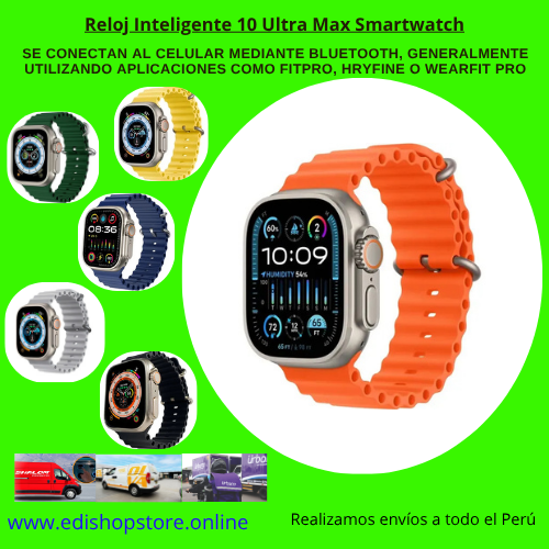 Reloj Inteligente 10 Ultra Max Smartwatch