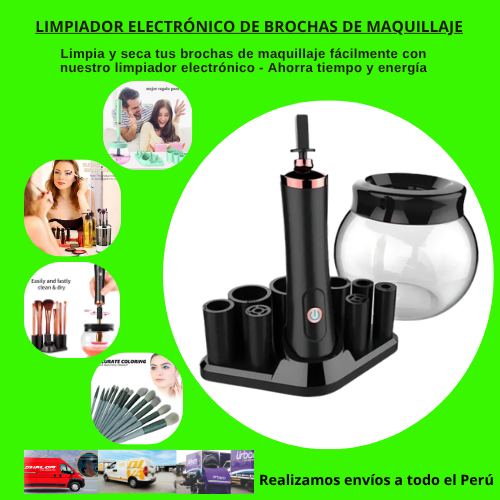 LIMPIADOR DE BROCHAS DE MAQUILLAJE